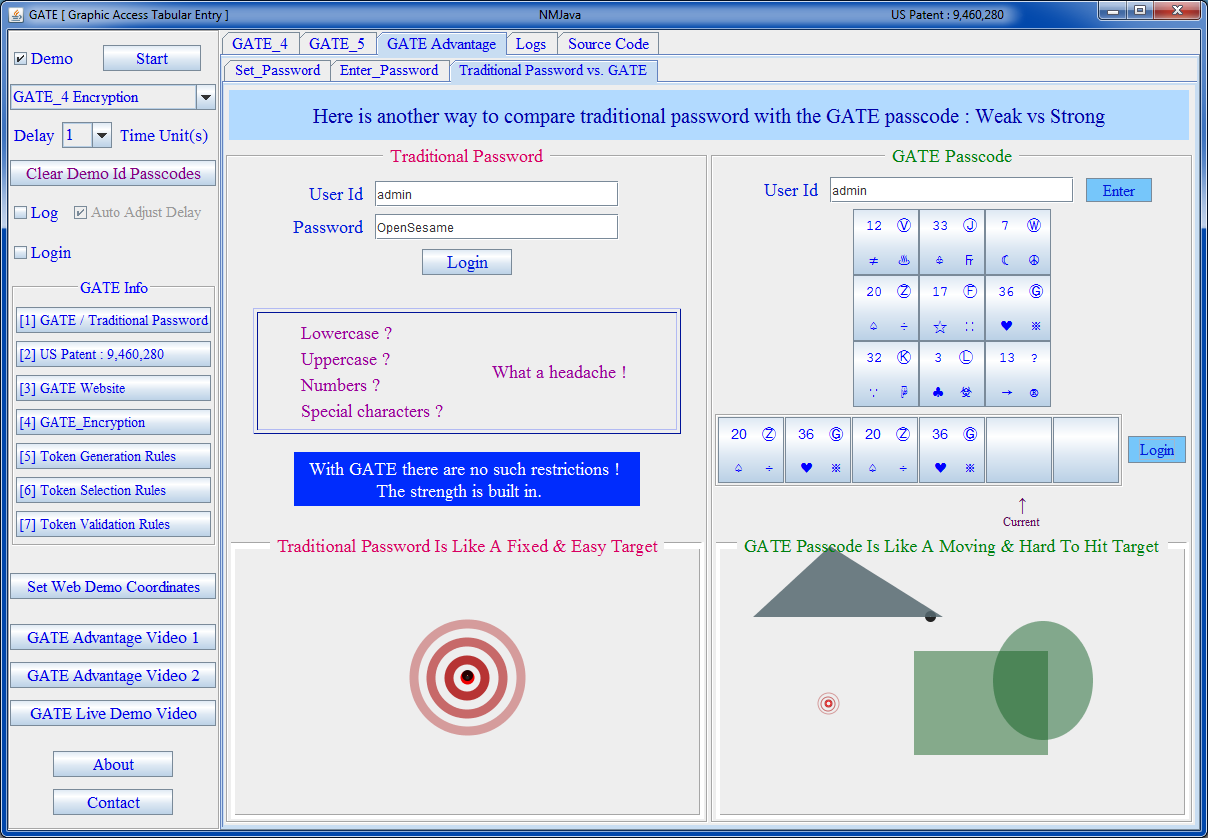GATE [ Graphic Access Tabular Entry ] --- Interception-resistant ...