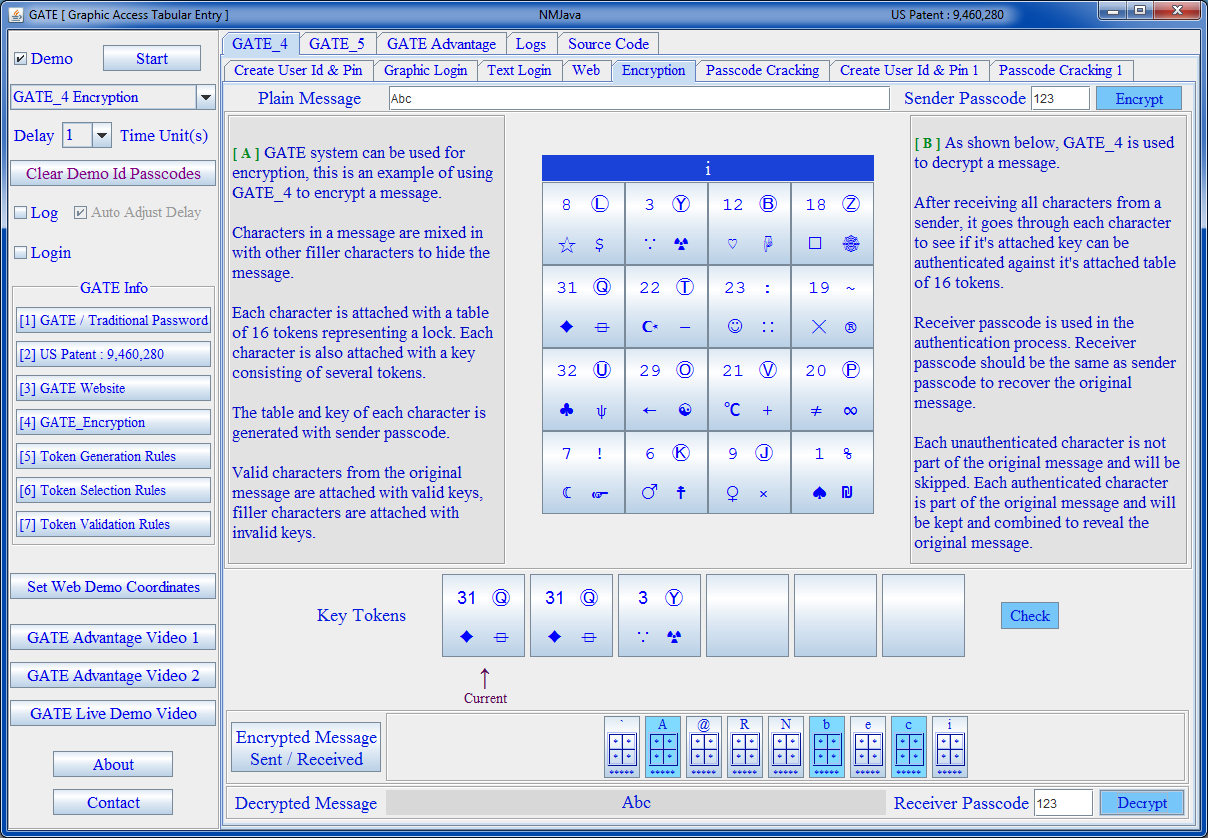 GATE [ Graphic Access Tabular Entry ] --- Interception-resistant ...